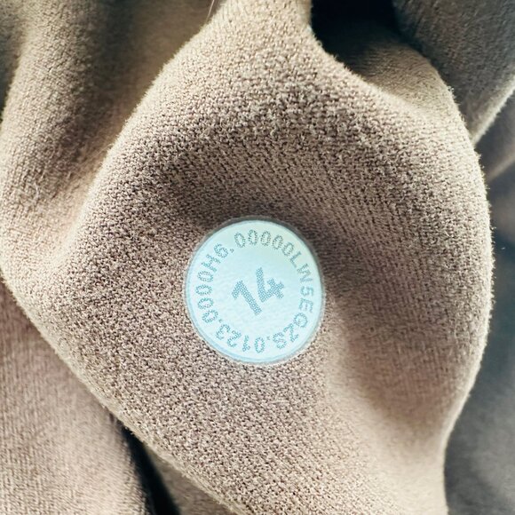 Lululemon Align High-Rise Wide-Leg Pant Size 14 Dark Oxide Brown Tan $128 - Picture 4 of 5